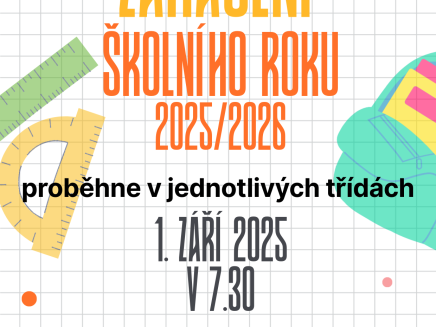 zahájení školního roku