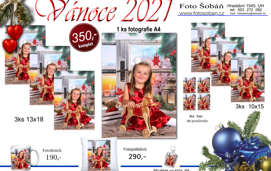 Nabídka vánočního fotografování